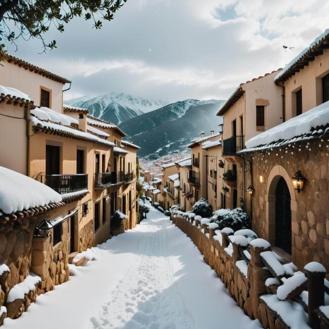 Klimatyczne anomalie – śnieg w nieoczekiwanych miejscach w Hiszpanii