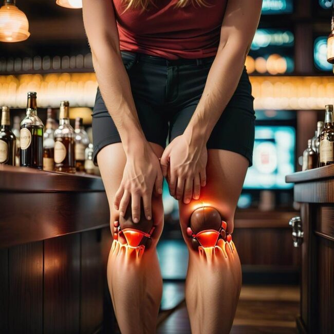 Objawy bólu stawów po spożyciu alkoholu
